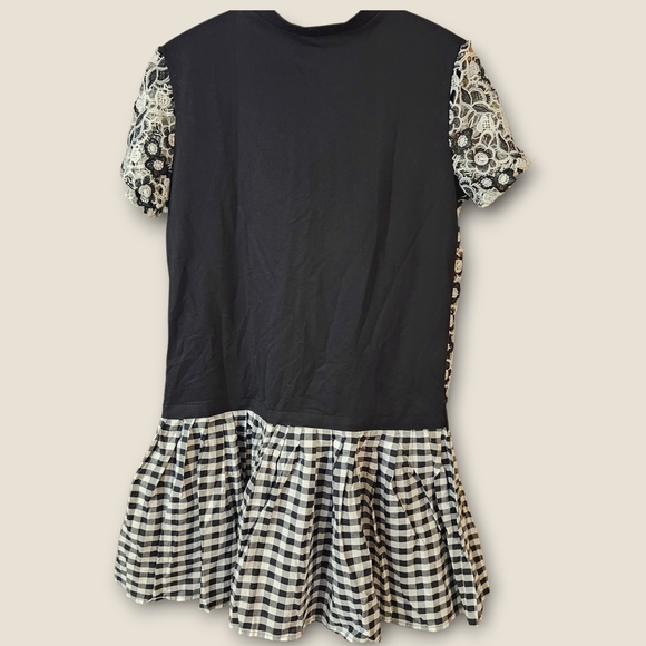 Zara Trafalgar Black and White Dress NWT Sz S - Picture 2 of 4